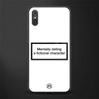 dating a fictional character white glass case for redmi 9a image