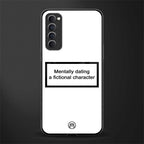 dating a fictional character white glass case for oppo reno 4 pro image
