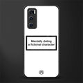 dating a fictional character white glass case for vivo v20 se image