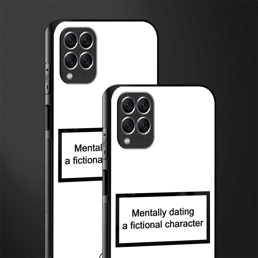 dating a fictional character white glass case for samsung galaxy f62 image-2