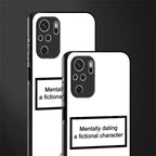 dating a fictional character white glass case for redmi note 10 image-2