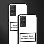 dating a fictional character white glass case for realme narzo 30 5g image-2