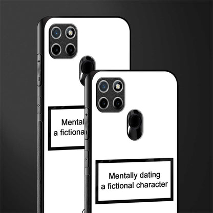 dating a fictional character white glass case for realme c21 image-2