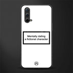 dating a fictional character white glass case for oneplus nord ce 5g image