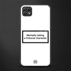dating a fictional character white glass case for samsung galaxy a22 5g image