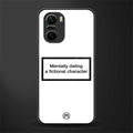 dating a fictional character white glass case for mi 11x 5g image