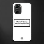 dating a fictional character white glass case for mi 11x 5g image