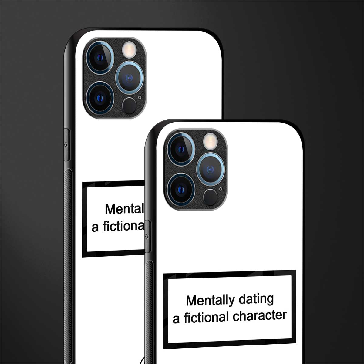 dating a fictional character white glass case for iphone 12 pro max image-2
