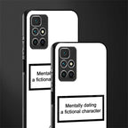 dating a fictional character white glass case for redmi 10 prime image-2