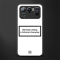 dating a fictional character white glass case for mi 11 ultra 5g image
