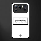 dating a fictional character white glass case for mi 11 ultra 5g image