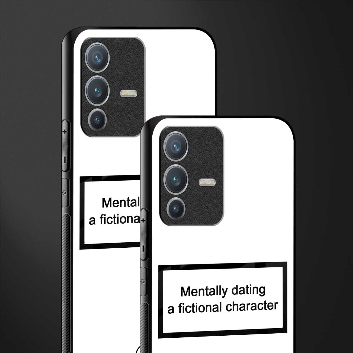 dating a fictional character white glass case for vivo v23 pro 5g image-2