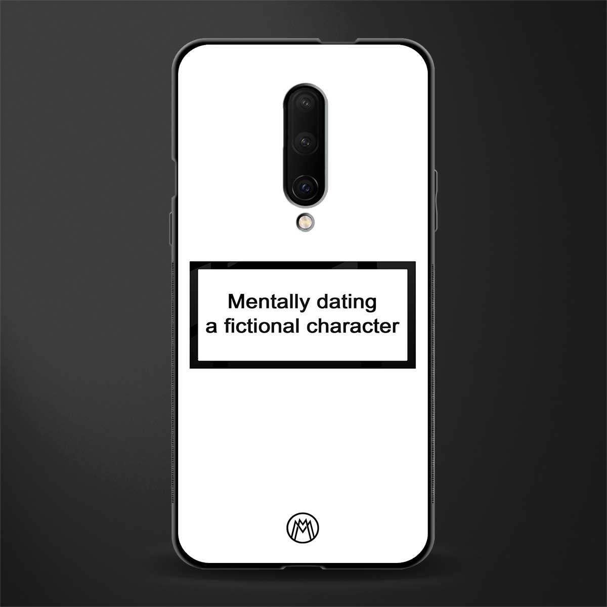 dating a fictional character white glass case for oneplus 7 pro image