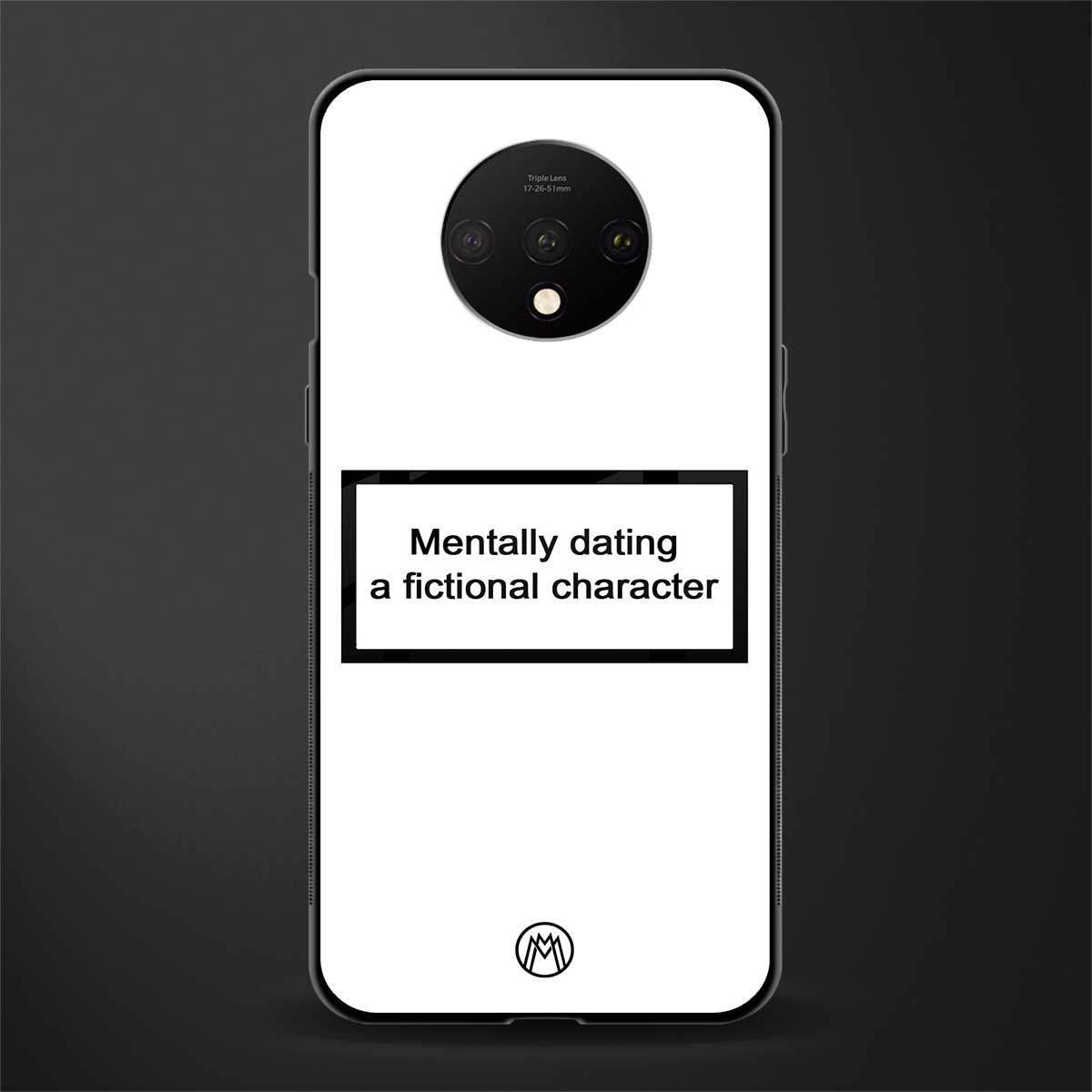 dating a fictional character white glass case for oneplus 7t image
