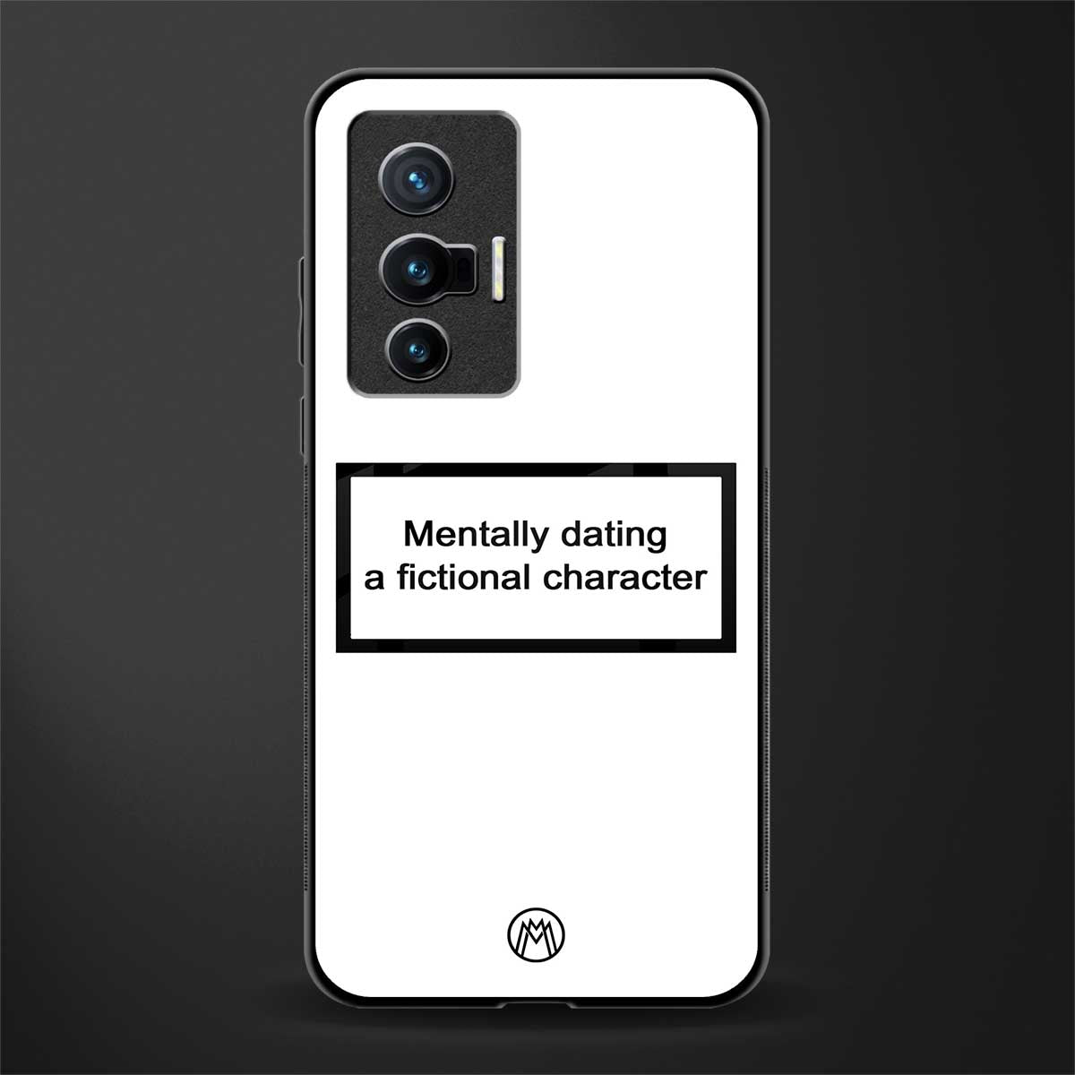 dating a fictional character white glass case for vivo x70 image