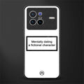dating a fictional character white glass case for vivo x80 image