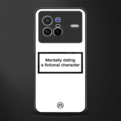 dating a fictional character white glass case for vivo x80 image