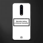 dating a fictional character white glass case for oneplus 8 image