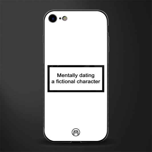 dating a fictional character white glass case for iphone 8 image