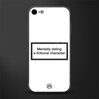 dating a fictional character white glass case for iphone se 2020 image