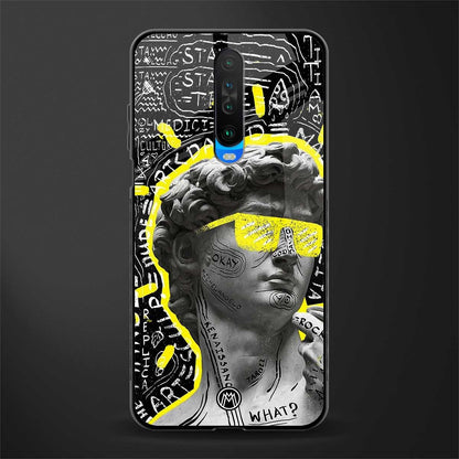 david of michelangelo glass case for poco x2 image
