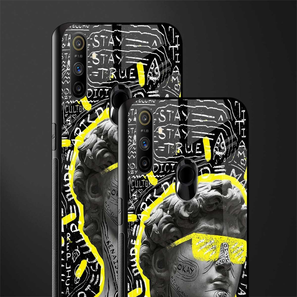 david of michelangelo glass case for realme narzo 10a image-2