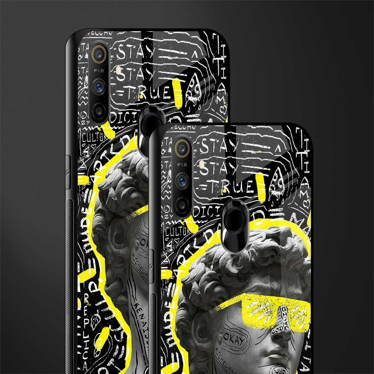 david of michelangelo glass case for realme narzo 10a image-2