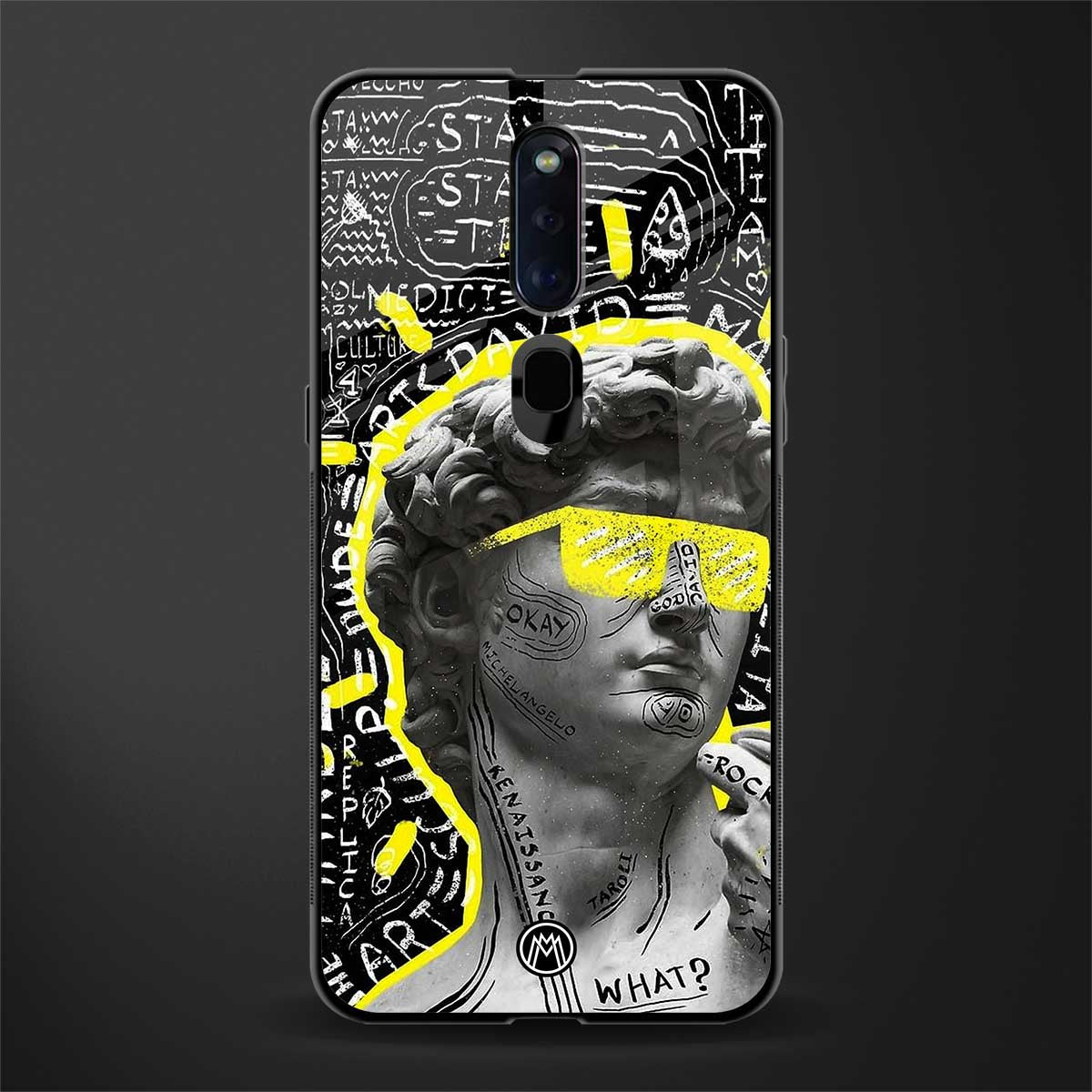 david of michelangelo glass case for oppo f11 pro image