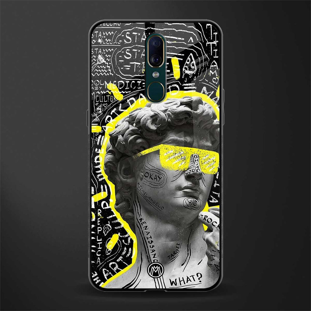david of michelangelo glass case for oppo a9 image