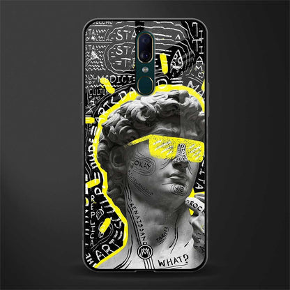 david of michelangelo glass case for oppo a9 image