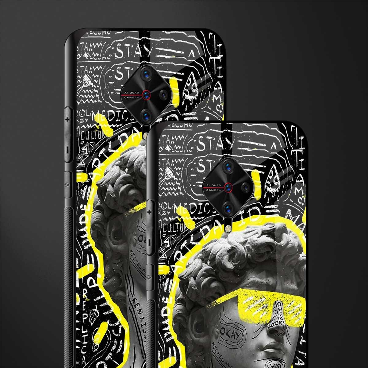 david of michelangelo glass case for vivo s1 pro image-2