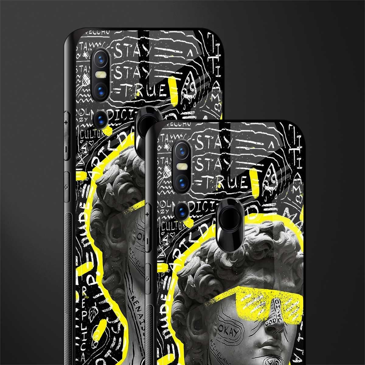 david of michelangelo glass case for vivo v15 image-2