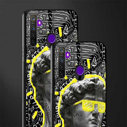 david of michelangelo glass case for realme 5i image-2