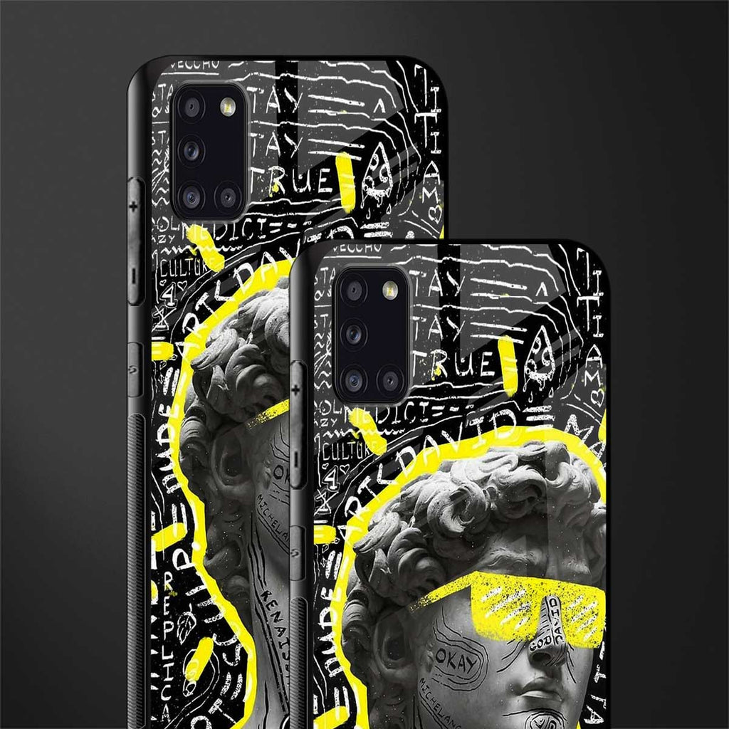 david of michelangelo glass case for samsung galaxy a31 image-2