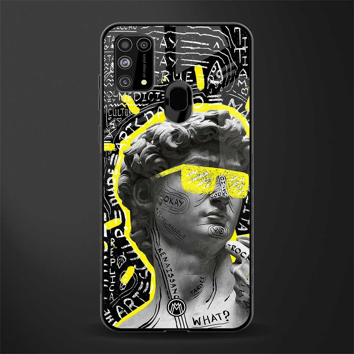 david of michelangelo glass case for samsung galaxy f41 image