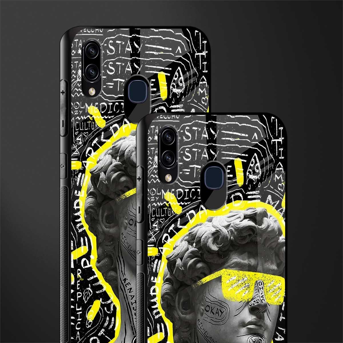 david of michelangelo glass case for samsung galaxy m10s image-2