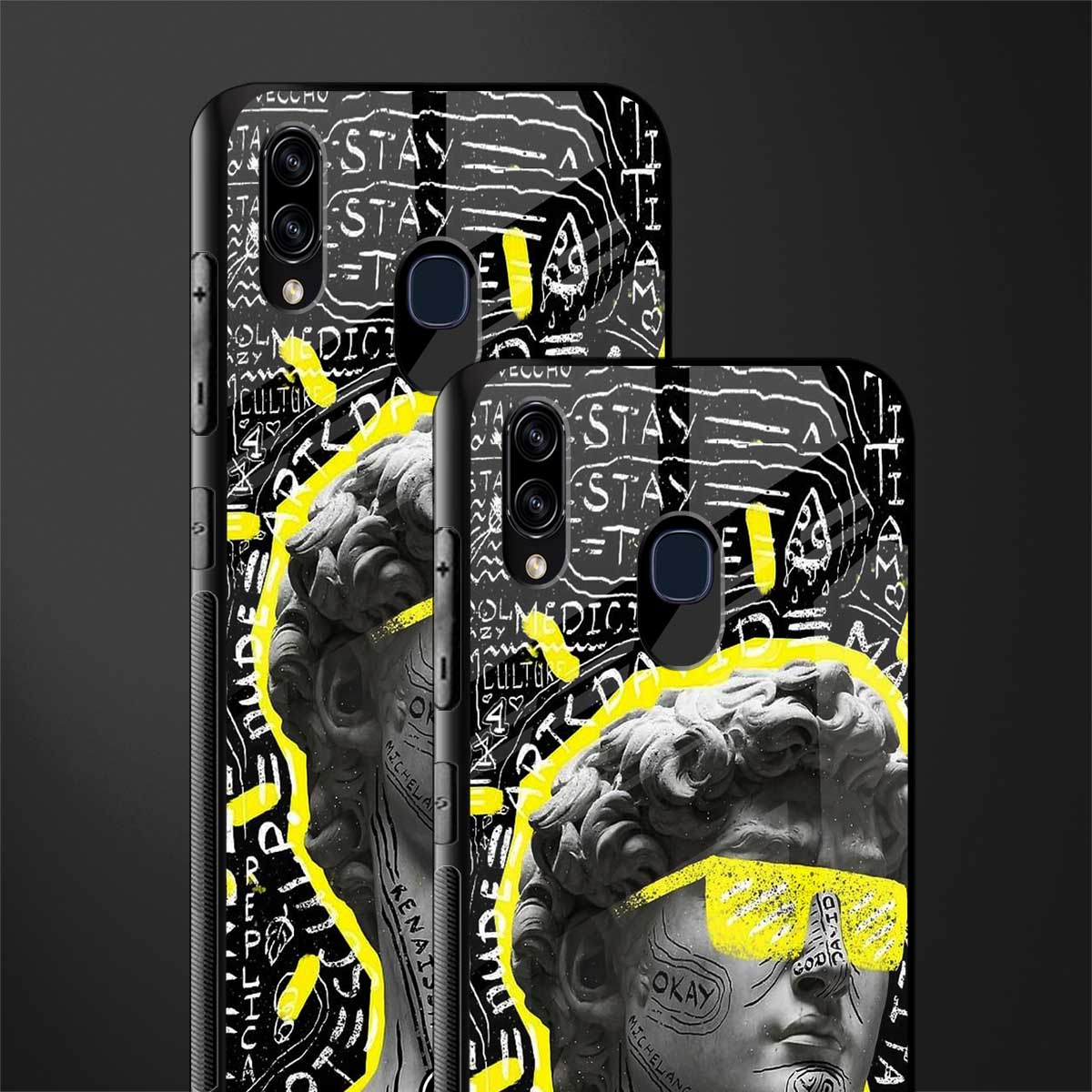 david of michelangelo glass case for samsung galaxy a30 image-2