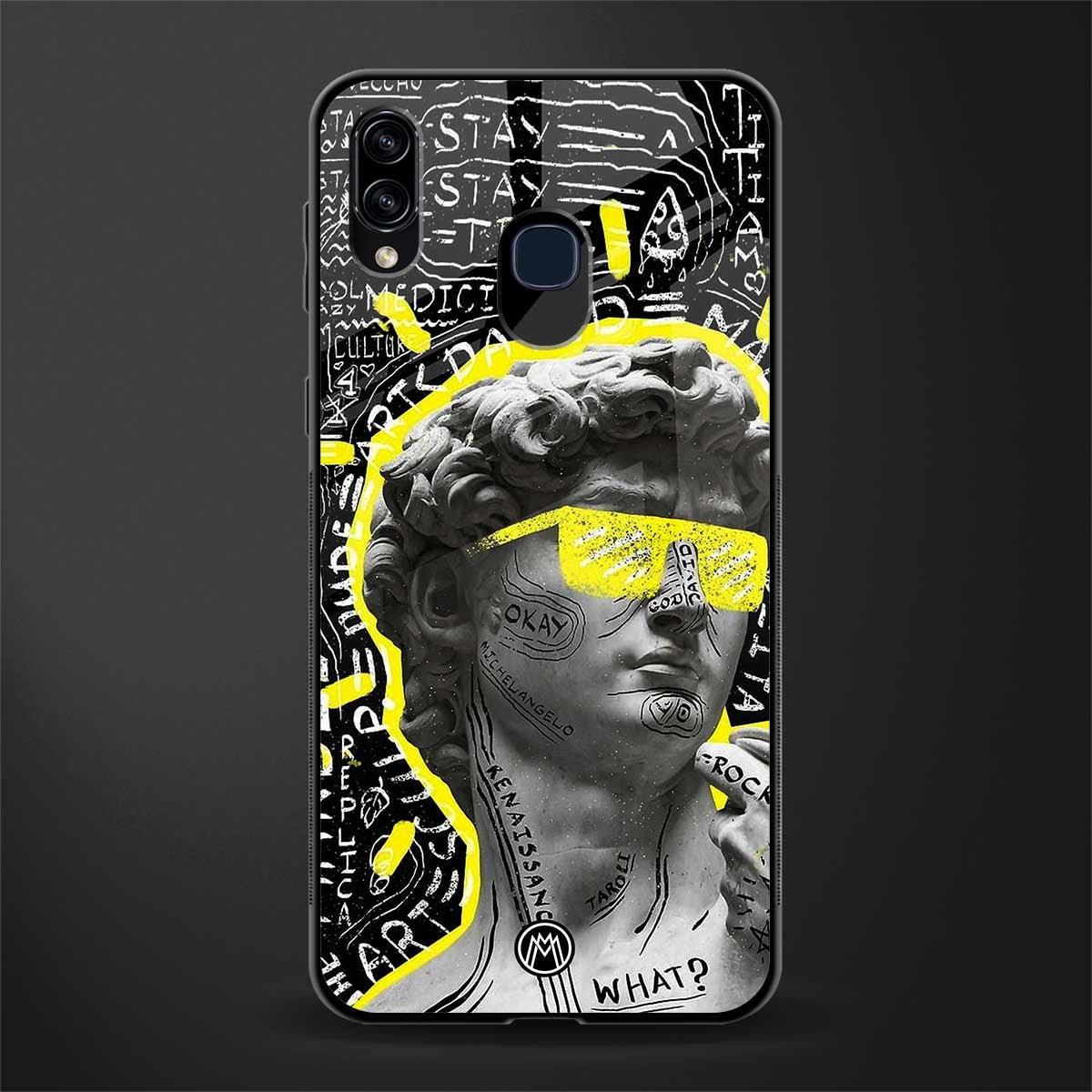 david of michelangelo glass case for samsung galaxy a20 image