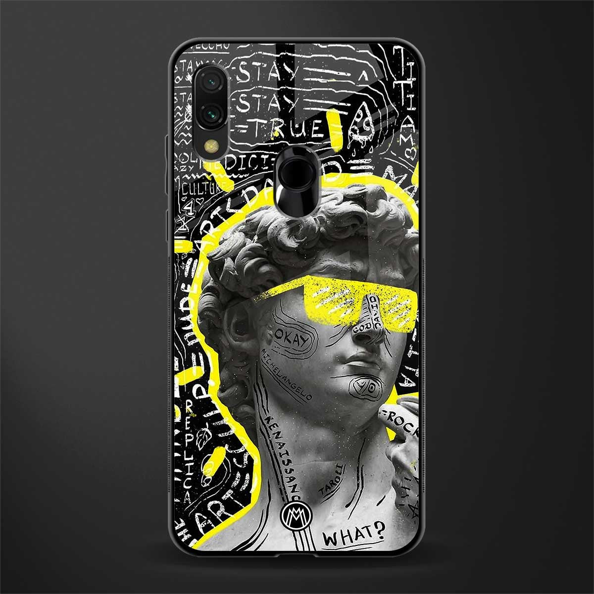 david of michelangelo glass case for redmi note 7 pro image