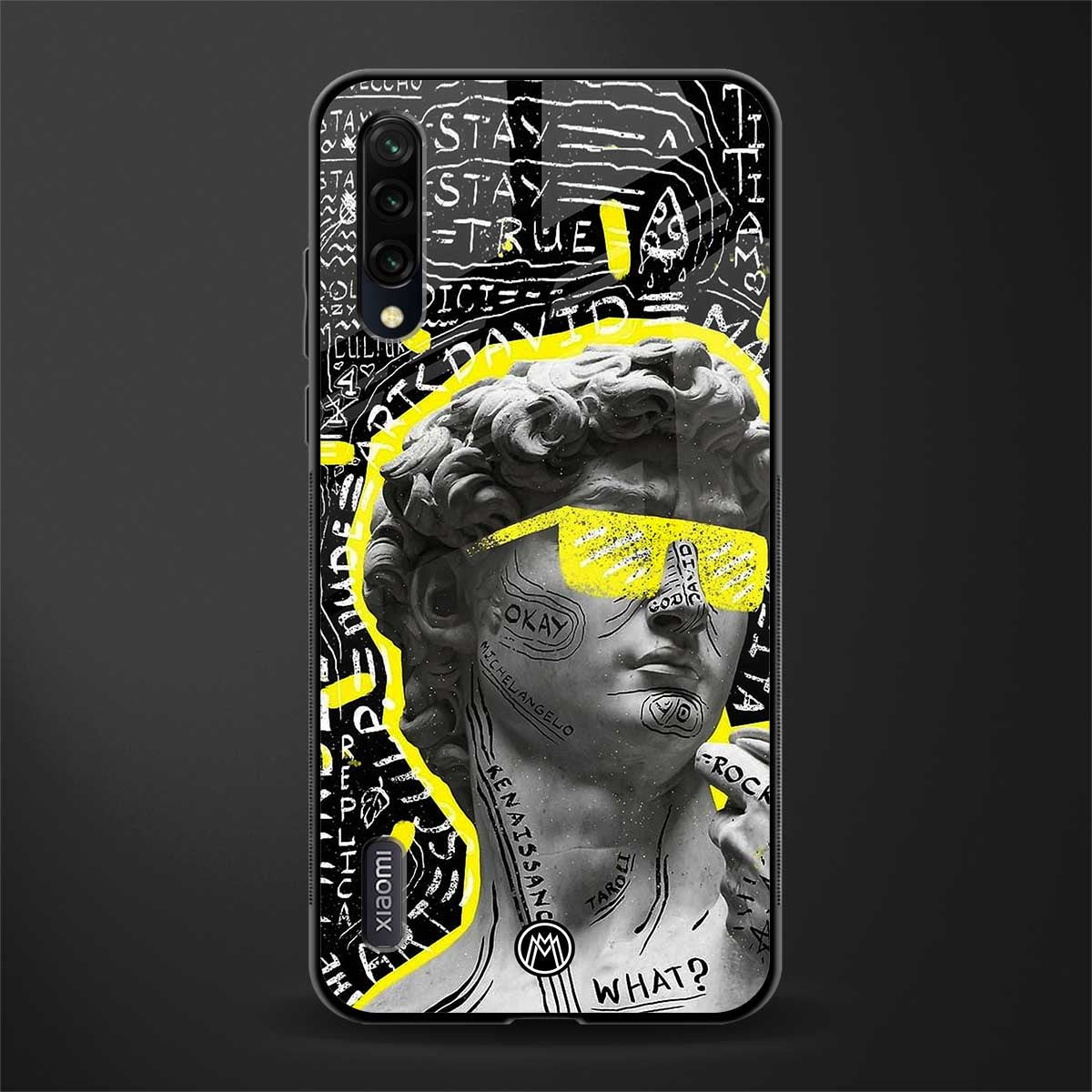 david of michelangelo glass case for mi a3 redmi a3 image