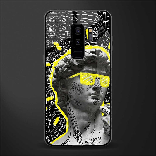 david of michelangelo glass case for samsung galaxy s9 plus image