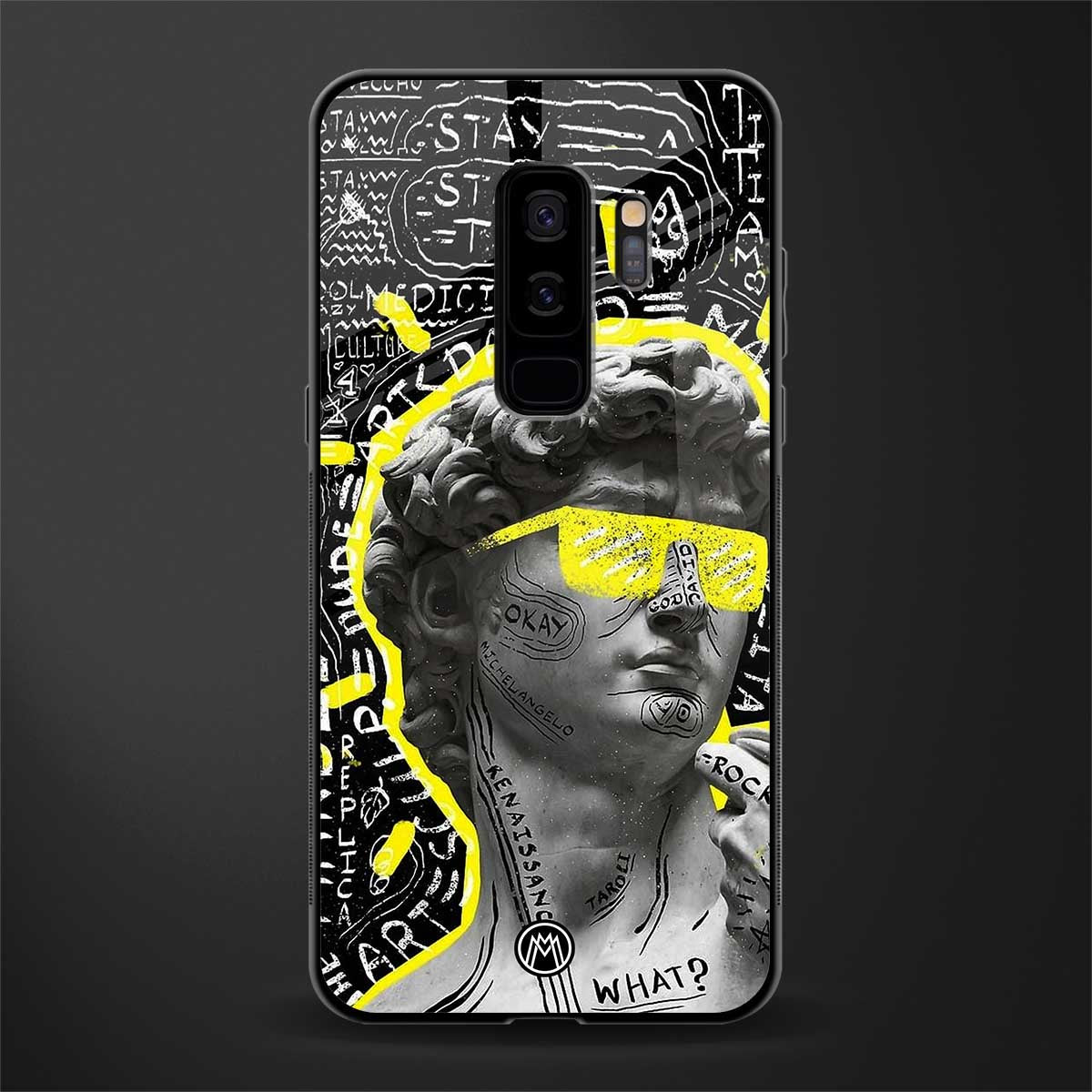 david of michelangelo glass case for samsung galaxy s9 plus image