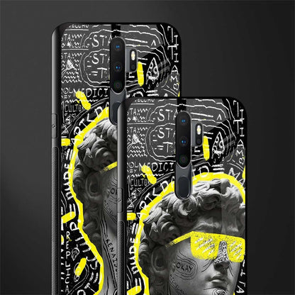 david of michelangelo glass case for oppo a5 2020 image-2