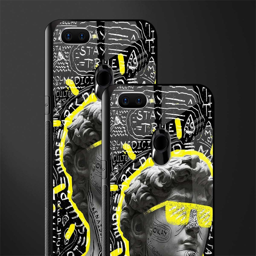 david of michelangelo glass case for oppo a7 image-2