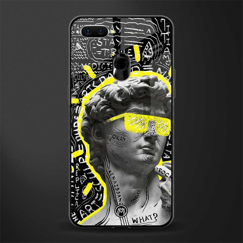david of michelangelo glass case for oppo a12 image