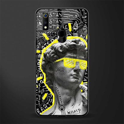 david of michelangelo glass case for realme 3 pro image