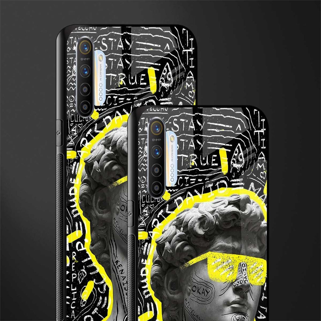 david of michelangelo glass case for realme xt image-2