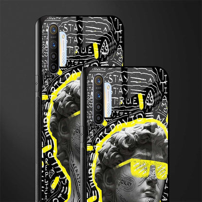 david of michelangelo glass case for realme xt image-2