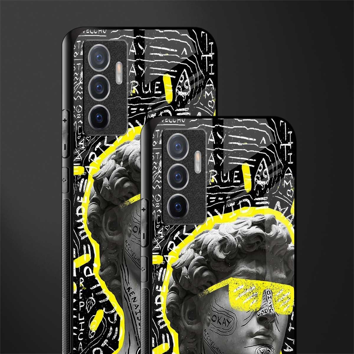 david of michelangelo glass case for vivo v23e image-2