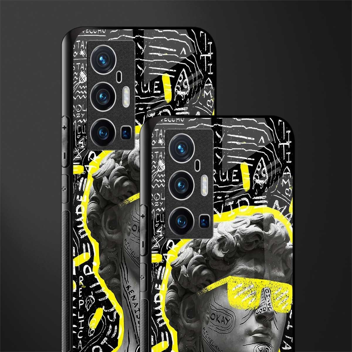 david of michelangelo glass case for vivo x70 pro plus image-2